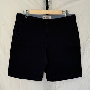 Original Penguin Navy Men's Flat Front Shorts